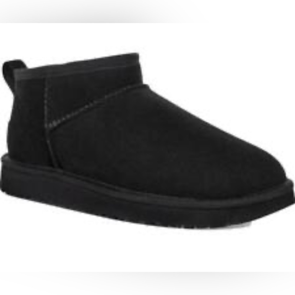 MIA Women’s Black Alena Almond Toe Short Boot Fleece 7 NEW